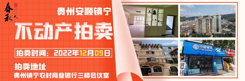 【12月09日】鎮(zhèn)寧縣商鋪、住宅、商業(yè)展位拍賣公告